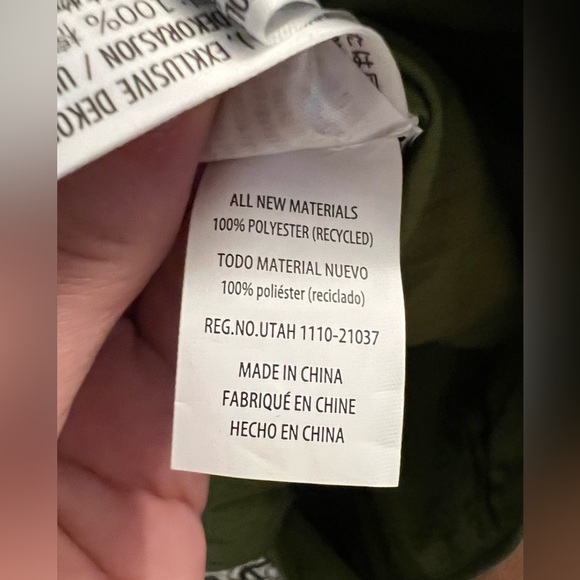 Disney Black and White Patterned Jacket with Green Trim - Picture 9 of 9